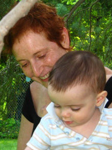 Judy with nephew Zack, from her "Patient Wisdom" blog, November 2007