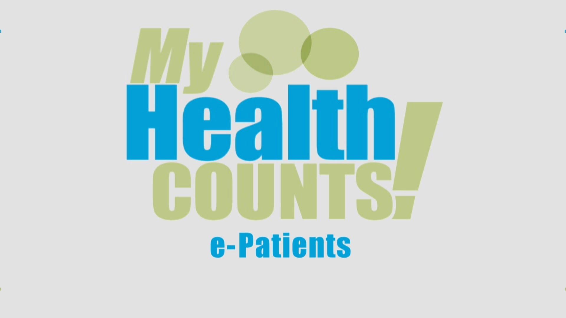 “My Health Counts: e-Patients” to premier on WNED!