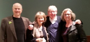 Group photo of Peter Frishauf, Sarah Greene, e-Patient Dave, Jeanne Pinder