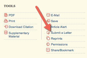 NEJM submit a letter