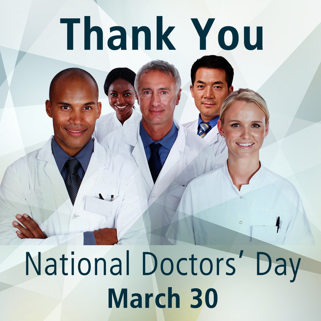 National Doctors' day card