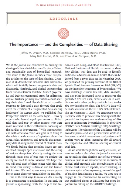 NEJM complexities article screen capture