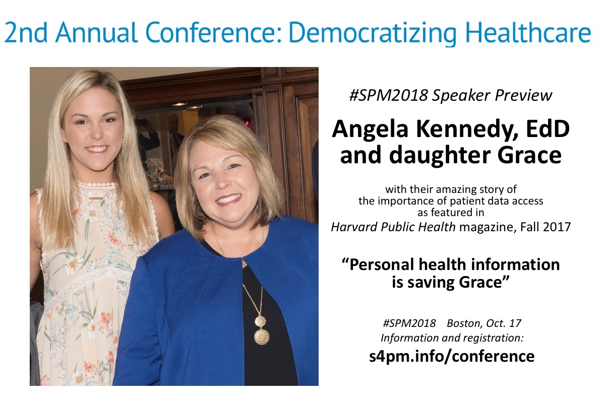 Spm2018 Speakers Angelakennedy And Daughter Grace Personal Health Information Is Saving Grace Spm Blog