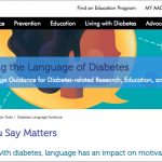 For Diabetes Month, be conscious that language matters.