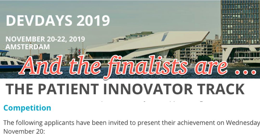 FHIR #DevDays announces Patient Innovator Track finalists: two companies, two patients!