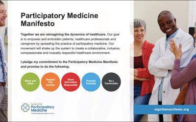 Shake up the System: Sign & Share the Participatory Medicine Manifesto!